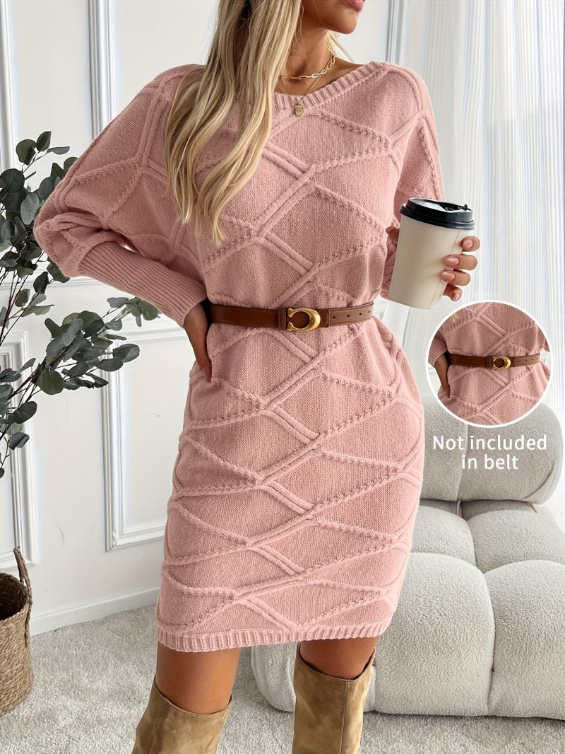 Abito da donna elegante design effetto corda intrecciata