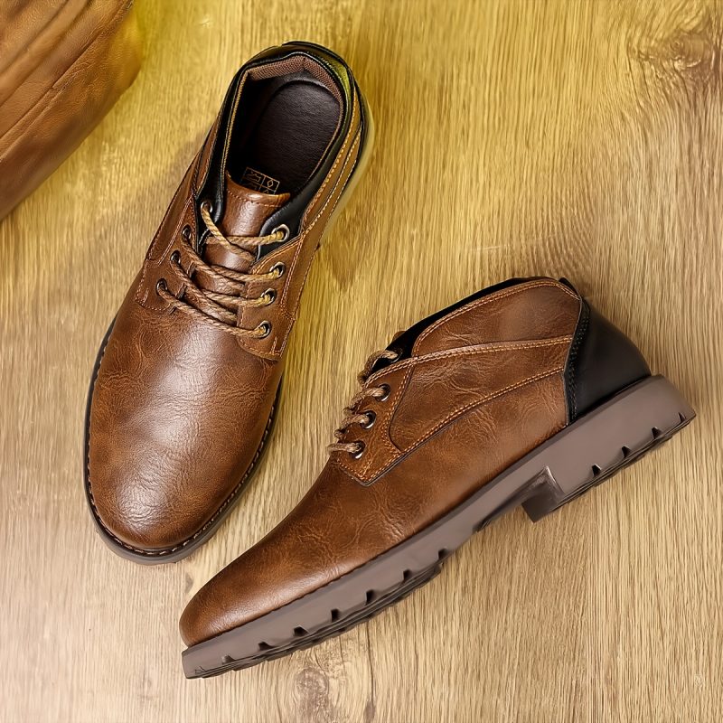 Scarpe Stivali da lavoro vintage da uomo