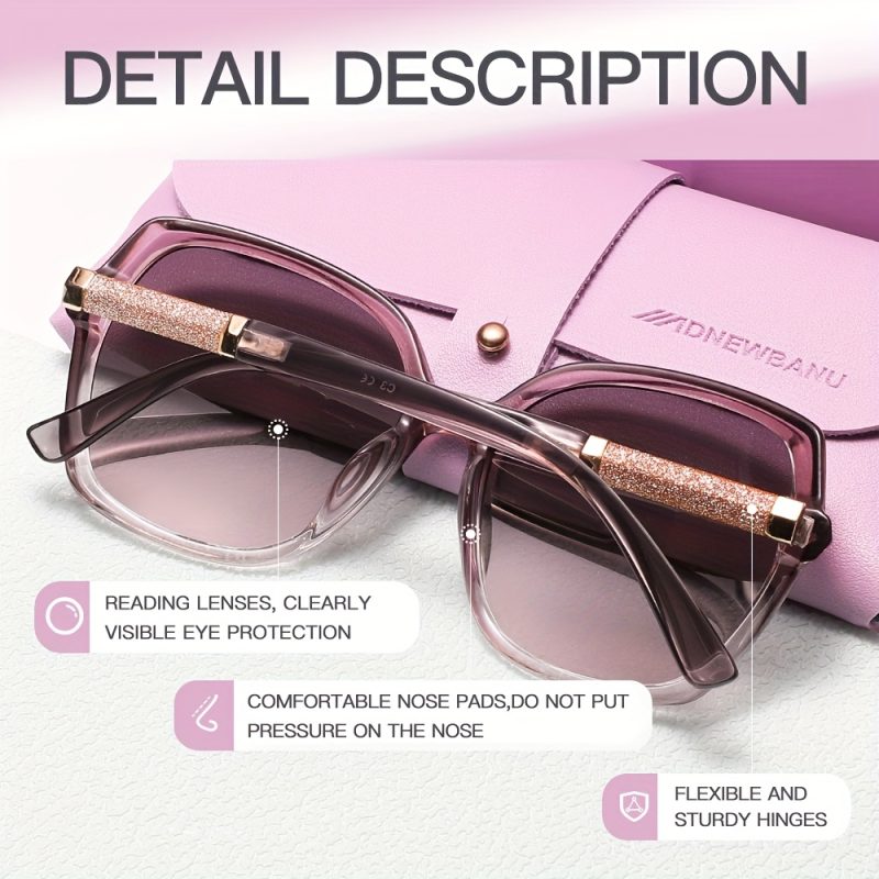 Occhiali Polarizzati Retro con Gradiente, Modelli Eleganti e Alla Moda