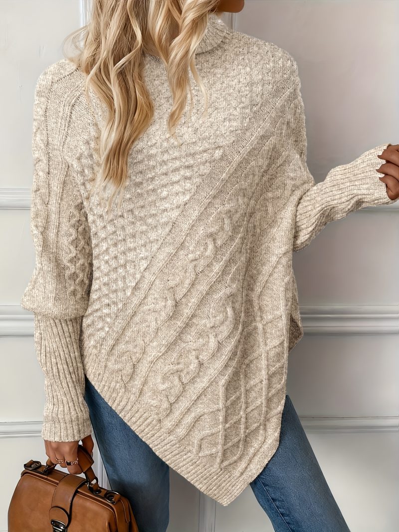 Cardigan elegante in twill tinta unita, con risvolto