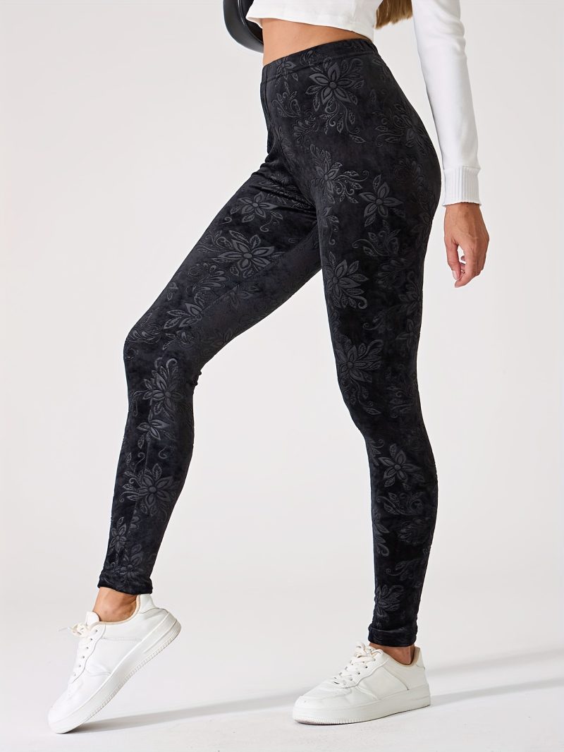 Pantaloni leggings sportivi da donna in stile cinese