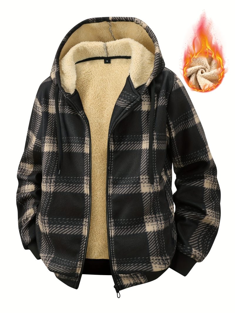 Giacca Invernale Pesante da Uomo Termico Isolato con Zip