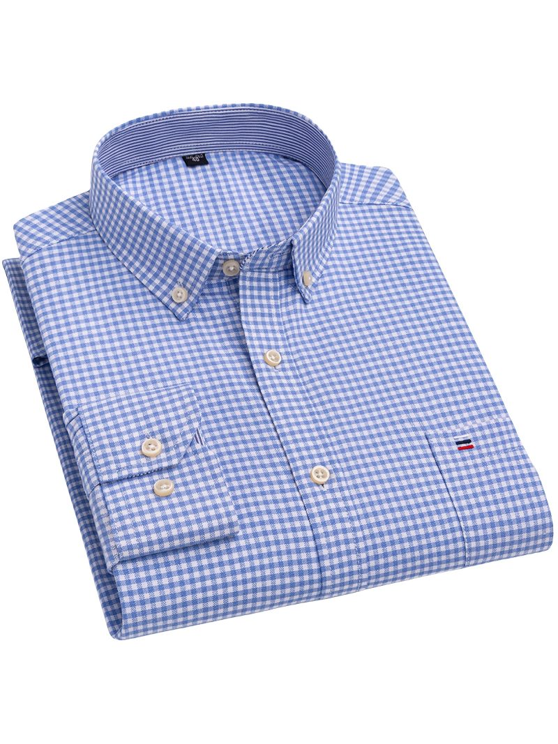 Camicia Oxford a Maniche Lunghe da Uomo