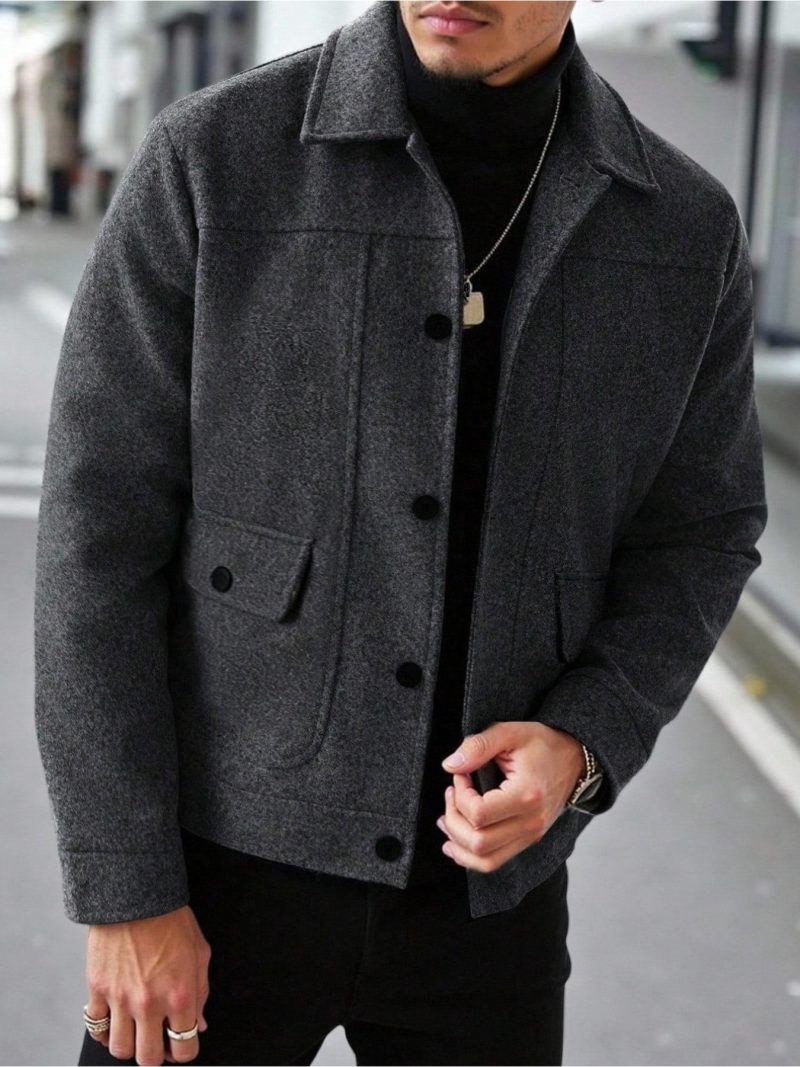 Giacca Colletto a tinta unita stile casual business