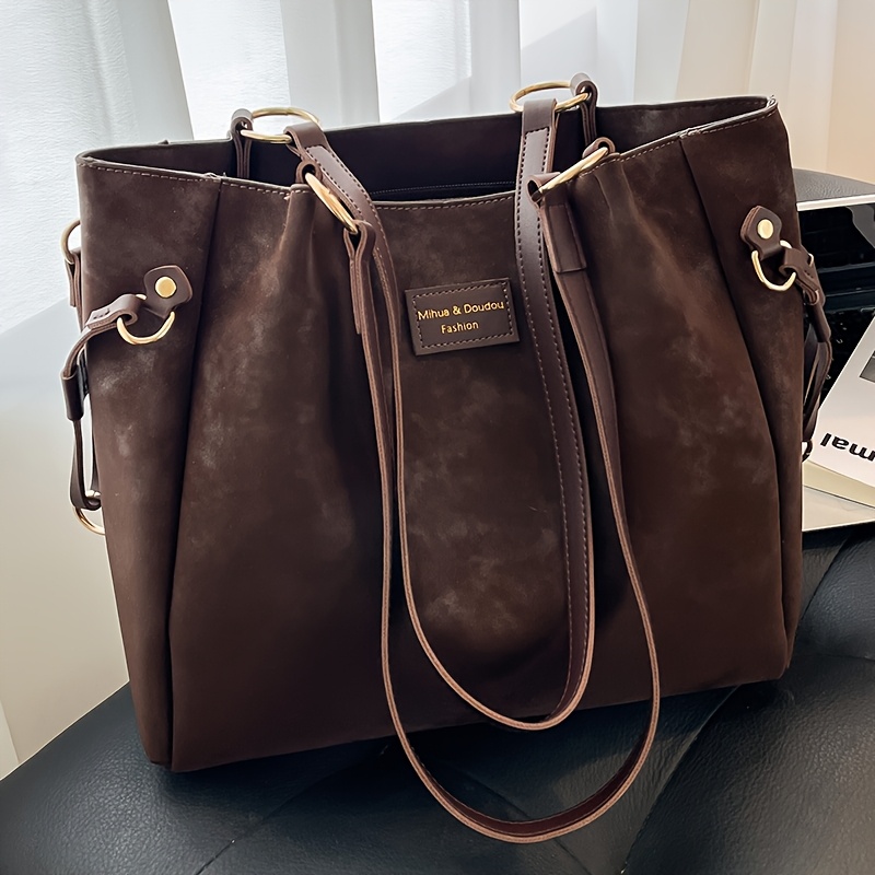 Borsa tote da donna in ecopelle di alta qualità | Spallacci fissi,