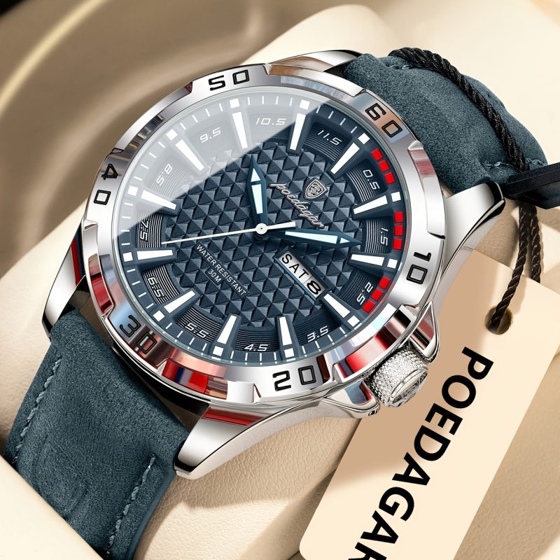 Orologio da uomo casual business con calendario,