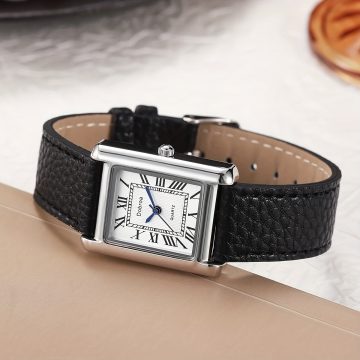 cassa-argentata-quadrante-bianco-e-cinturino-nero