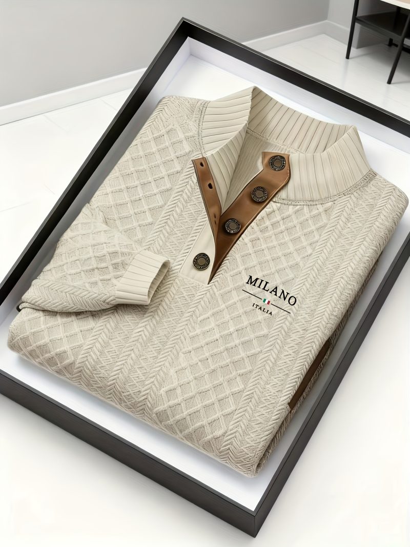 Polo a maniche lunghe da uomo, maglietta Henley da uomo, maniche lunghe