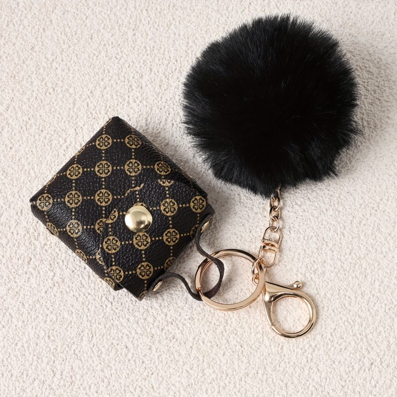 Ciondolo per borsa da viaggio, auricolare rotondo, mini borsa