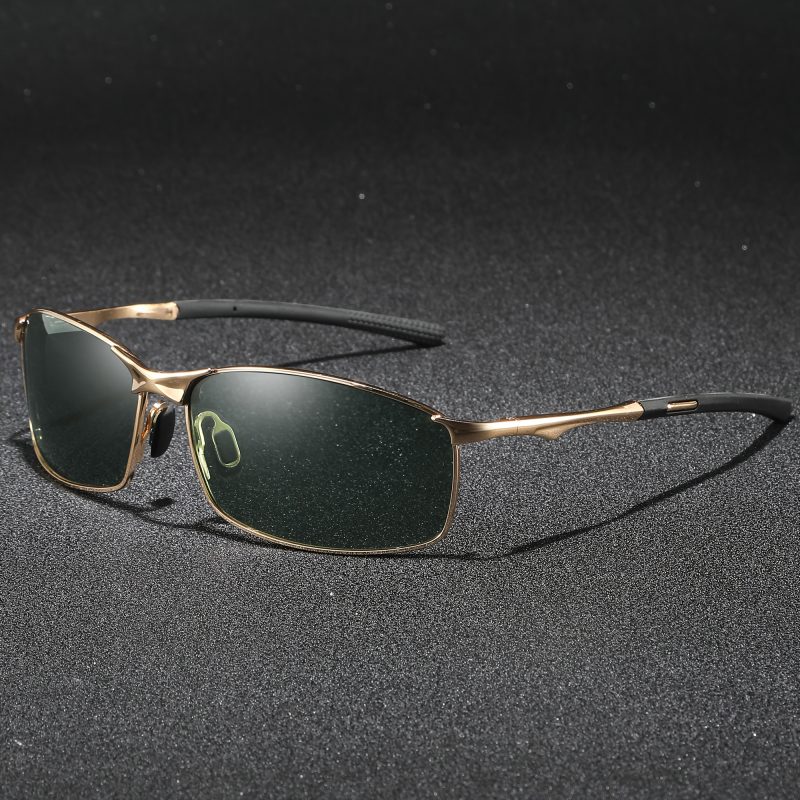 Occhiali da sole polarizzati vintage in acciaio inossidabile | Protezione, lente