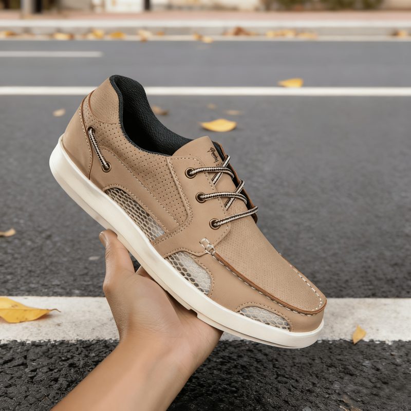 Scarpe da Uomo Slip-On - Suola in Gomma Antiscivolo Traspirante