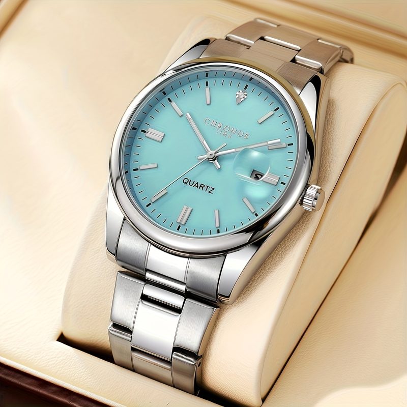 Orologio Sportivo di Lusso per Uomo con Cinturino in Acciaio Inossidabile,