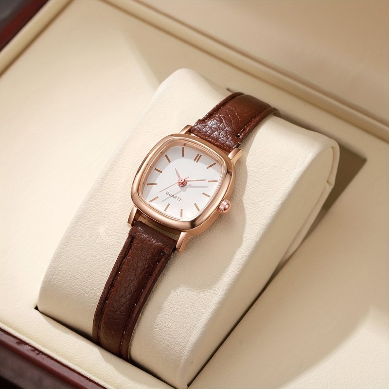 Orologi da Donna Piccoli ed Eleganti con Cinturino in Pelle PU, Display Analogico e Digitale,