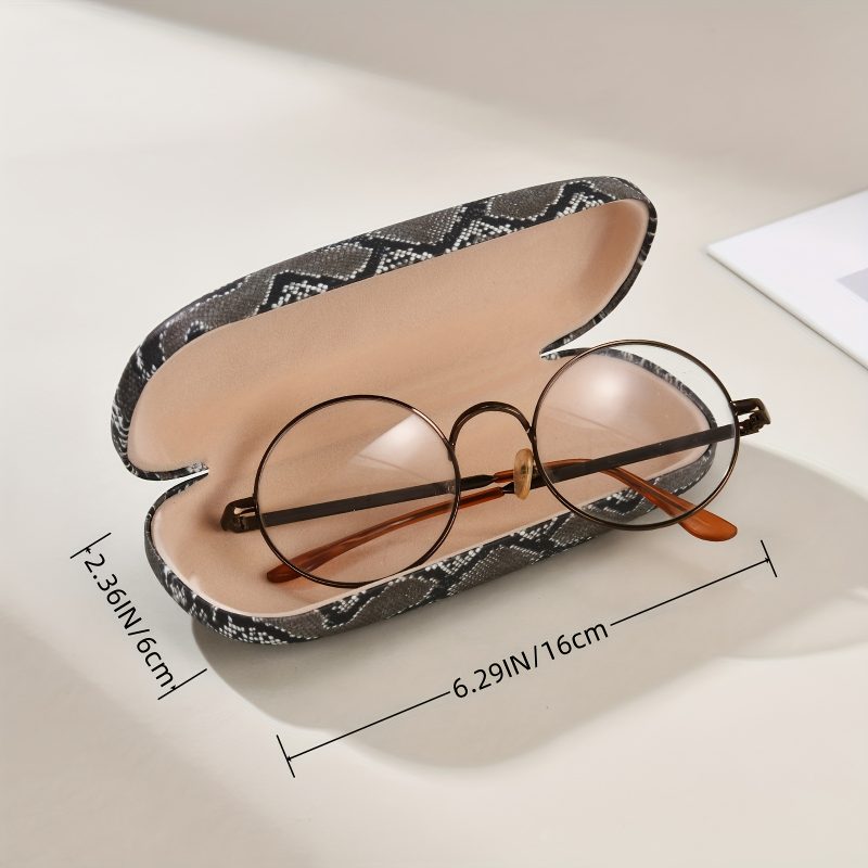 Custodia per Occhiali con Stampa Serpente, Portaocchiali