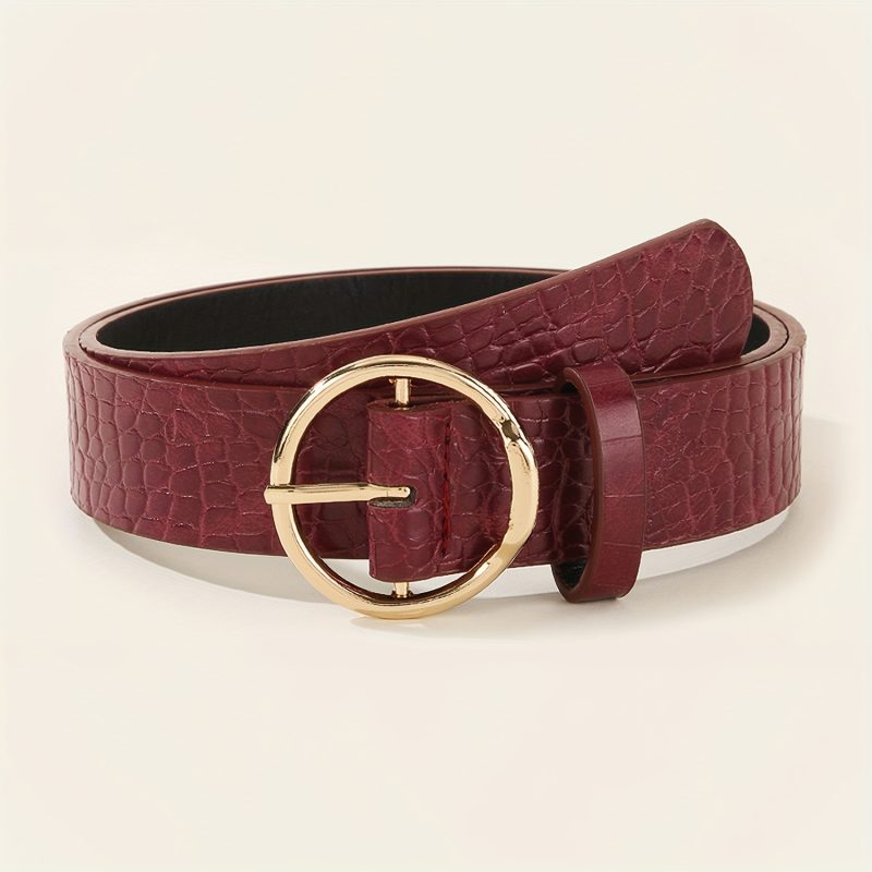 Cinture Donna Minimalista Moda Versatile con Motivo Pietra,