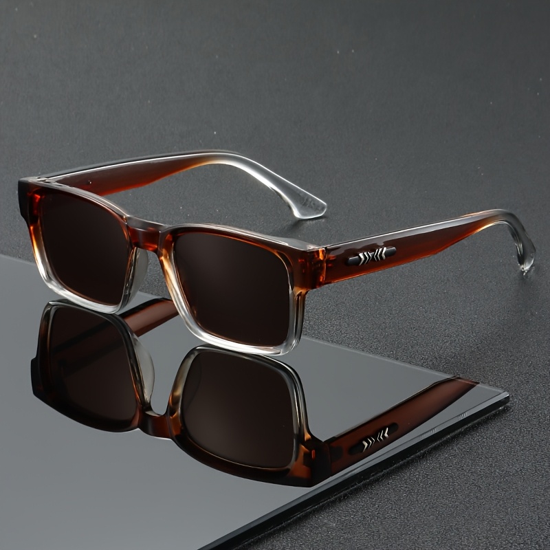 Occhiali Retro Quadrati - Montatura Full-Rim, Ampia (139mm+),