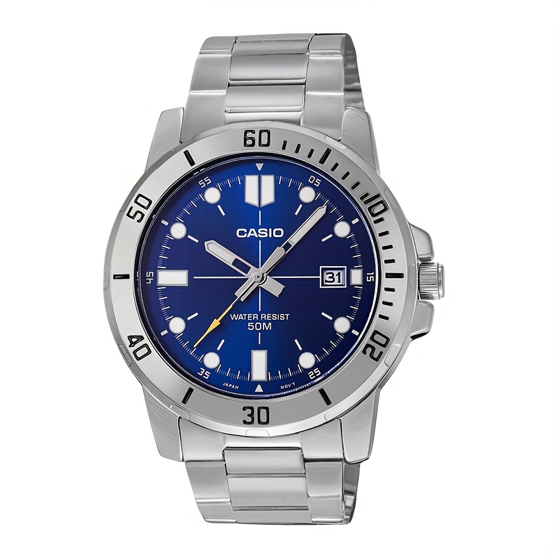 Orologio al Quarzo Casio MTP-VD01D-2E con Cuore Oceanico e Cavalluccio Marino