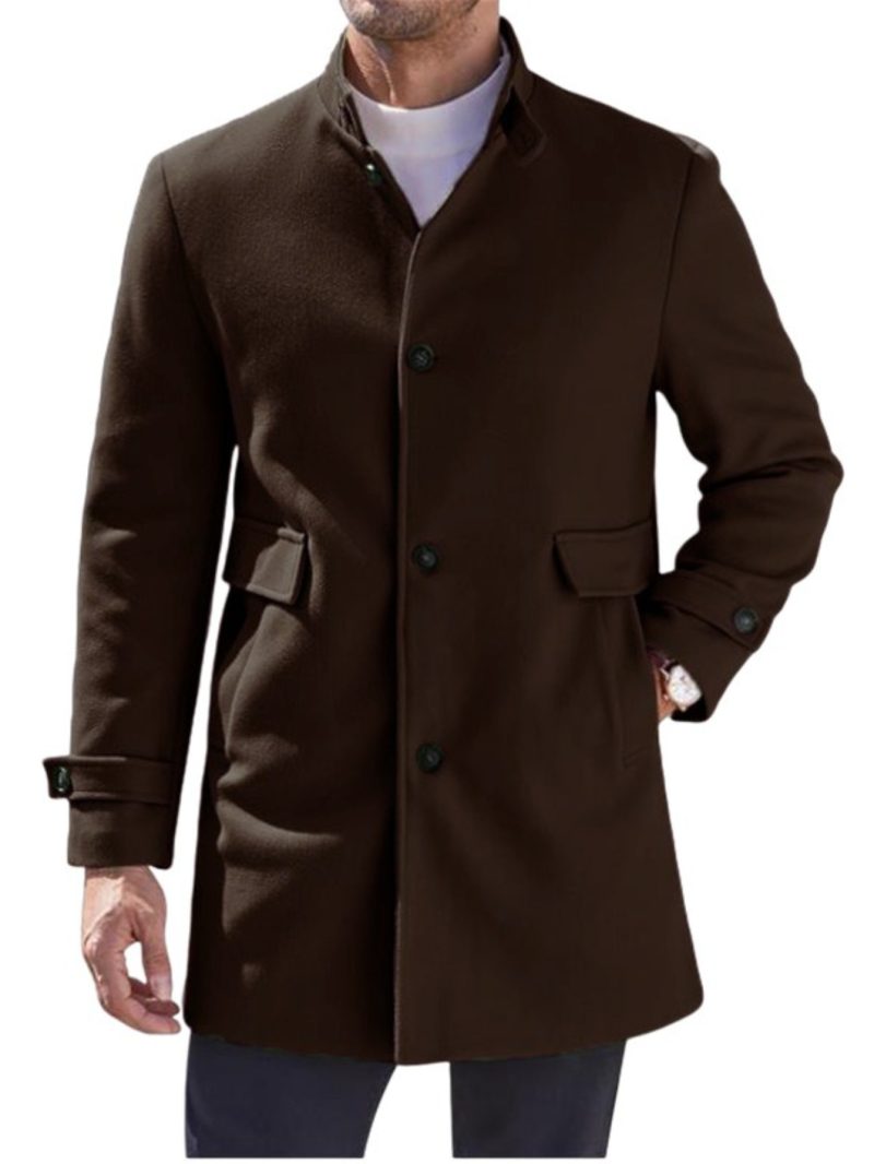 Cappotto Uomo Autunno-Inverno, Giacca Casual alla Moda e Trendy