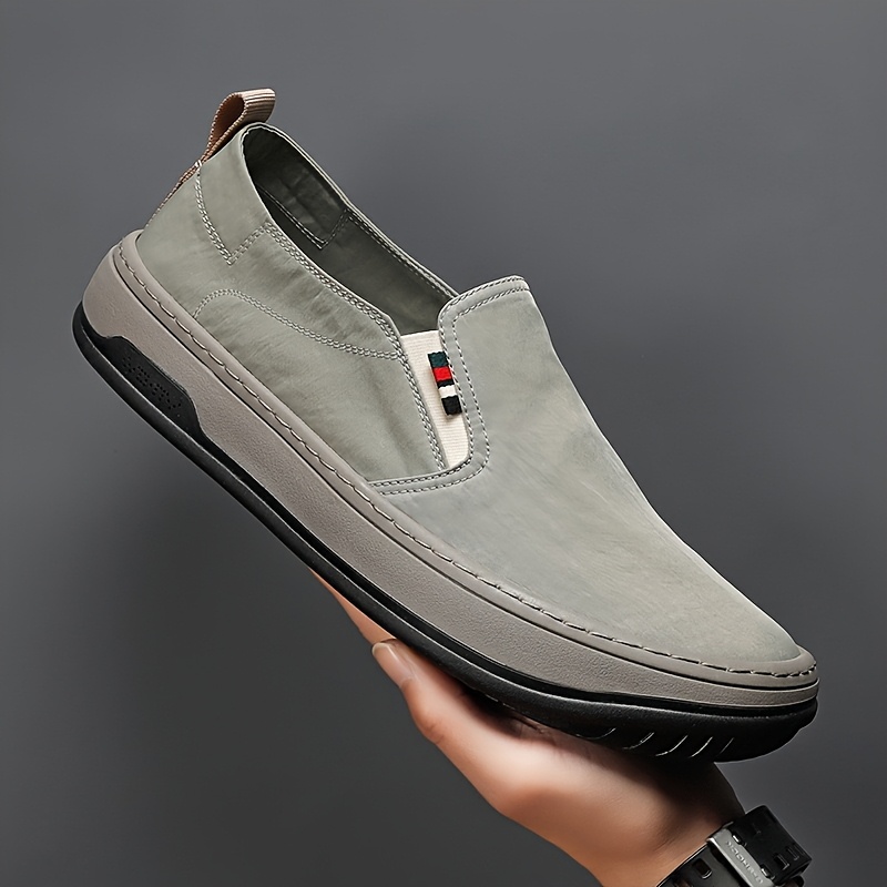 Scarpe da uomo in tela slip-on