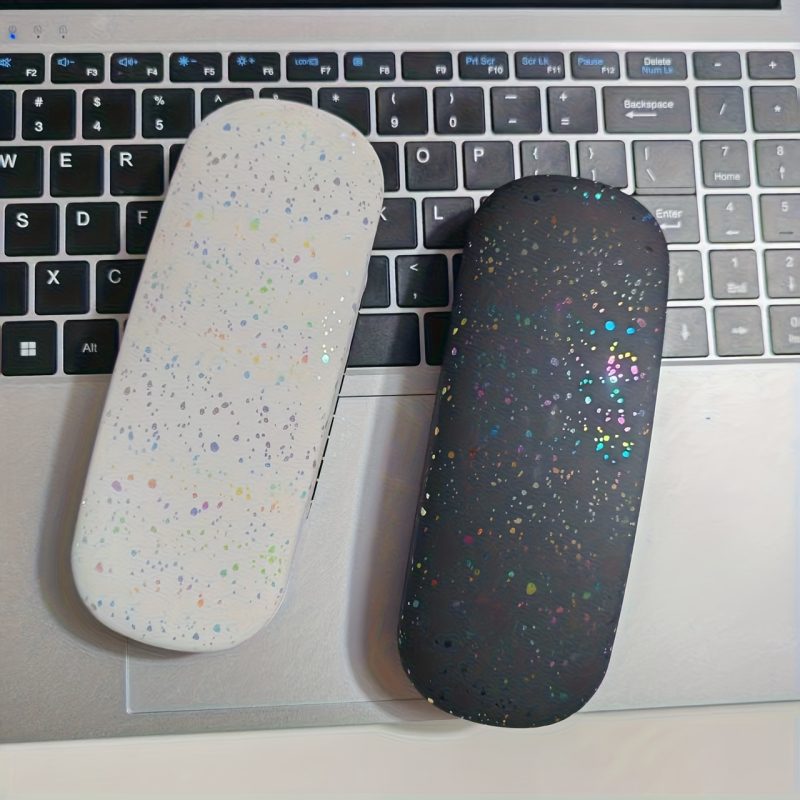 Custodie 2 Pezzi per Occhiali a Forma di Macaron con Panno