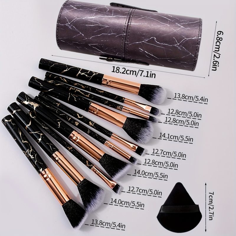 Pennelli Per Il Trucco In Scatola Regalo 10pezzo Pennelli Professionali Per Il Trucco Contour