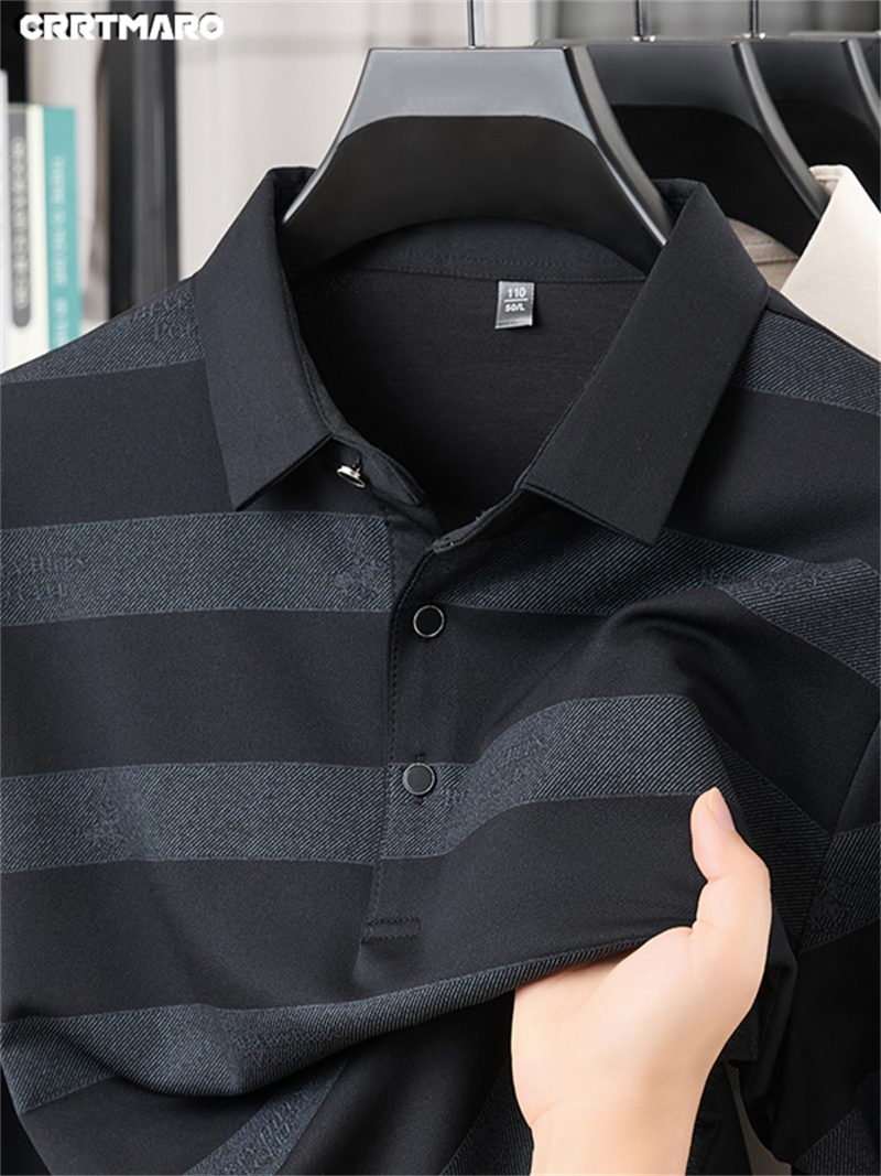 Polo T-shirt a maniche lunghe da uomo Katmaro per primavera e autunno