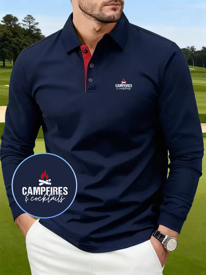 POLO a maniche lunghe da uomo per San, 1 pezzo di abbigliamento